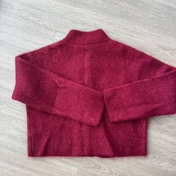 Sezane Thais Jacket Burgundy - Size L - Picture 7 of 7